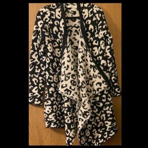 Ugg cheetah print wrap cardigan